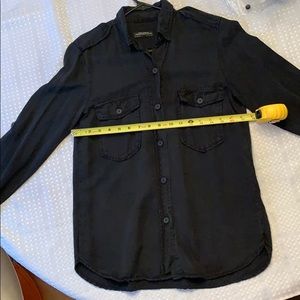 Zara button down top